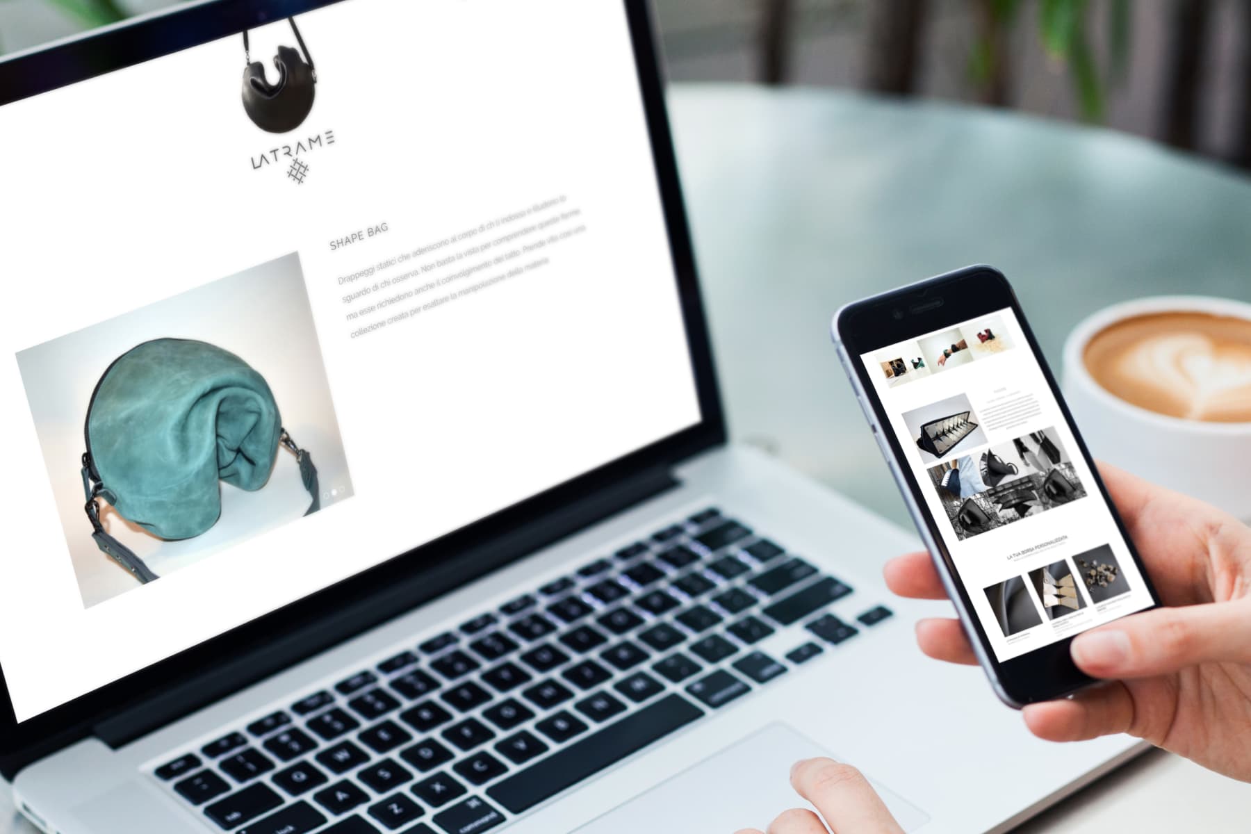 web-site la trame design sara treme from umberto scaglia
